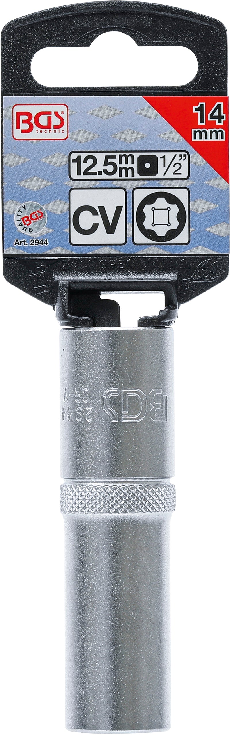 Hylsa Super Lock, djup | 12,5 mm (1/2") | 14 mm