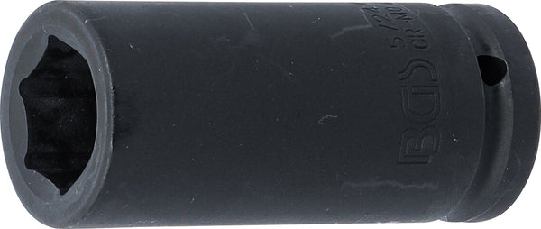 Krafthylsa Sexkant, djup | 20 mm (3/4") | 24 mm