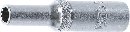 Hylsa Gear Lock, djup | 6,3 mm (1/4") | 5 mm