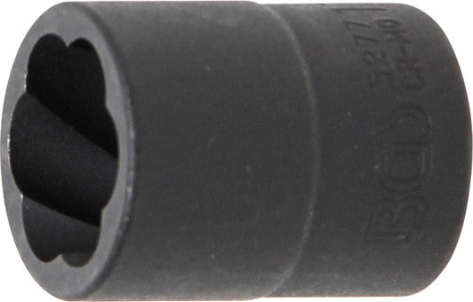 Spiralprofil-Hylsa / Skruvutdragare | 10 mm (3/8") | 17 mm
