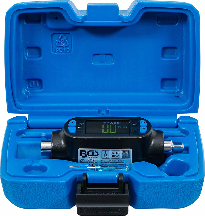 Digital momentadapter | 6,3 mm (1/4") | 6 - 30 Nm