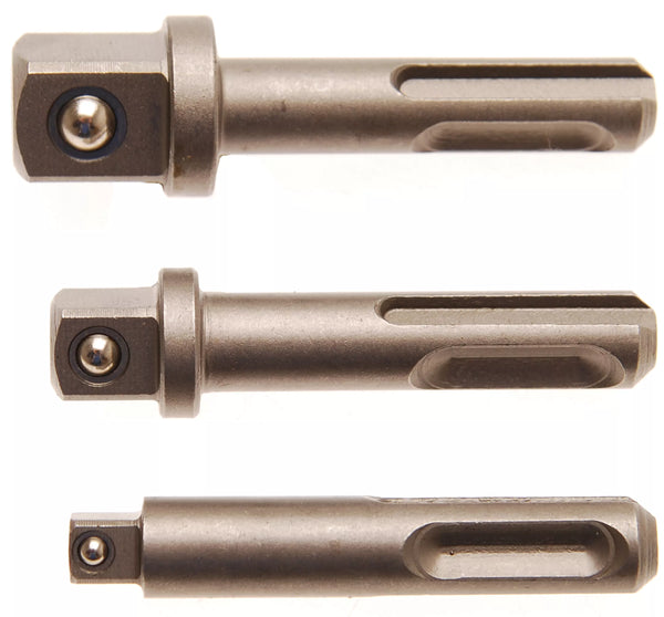 Adaptersæt | SDS - 6,3 mm (1/4"), 10 mm (3/8"), 12,5 mm (1/2") | 3 stk.
