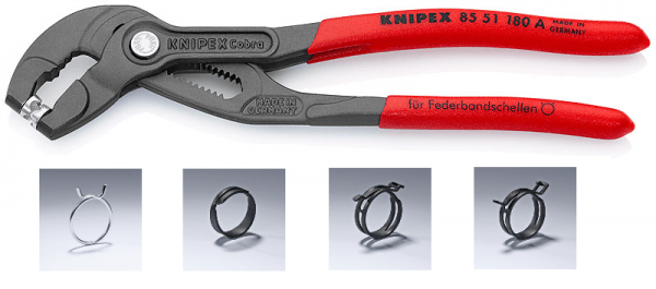 KNIPEX Cobra Fjäderklammertång. Art Nr: 8551250A - Verktygspresidenten