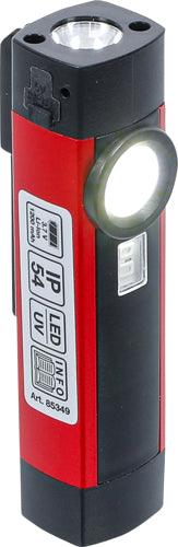 COB-LED / UV aluminium handlampa. Art Nr: VP-85349 - Verktygspresidenten
