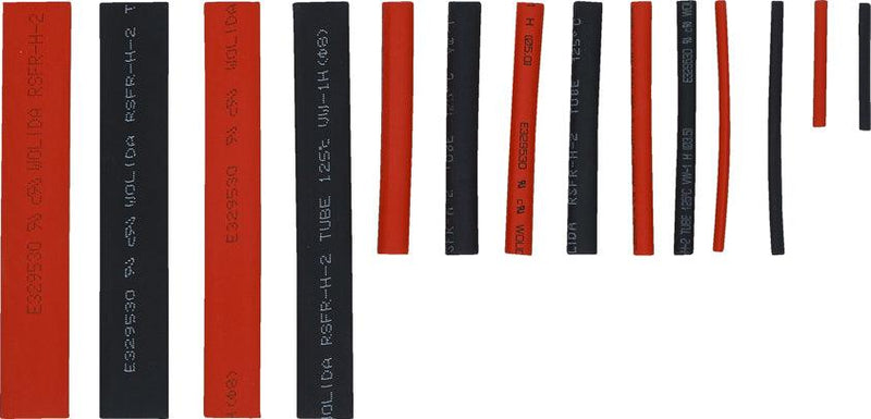 Krympslang-Sortiment | röd / svart | 150 delar. Art Nr: VP-8123 - Verktygspresidenten